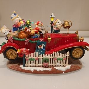 Grandeur Noel Enesco Musical Christmas Roadster Christmas Decor